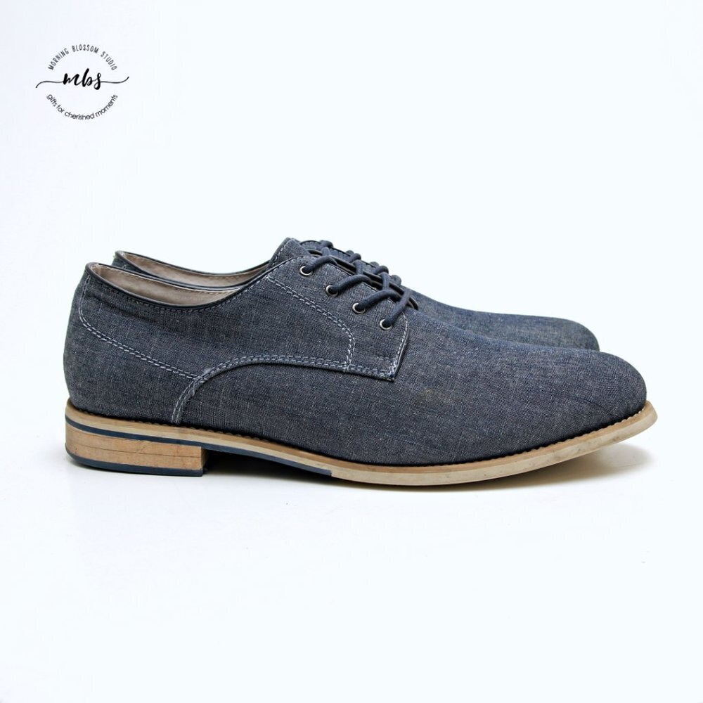 G.H. Bass & Co. Liam Denim Lace Up Derby Shoes